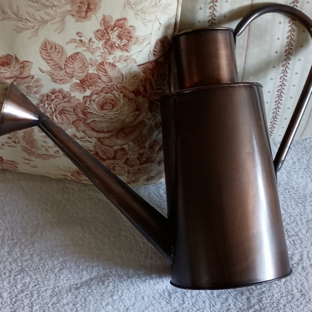 Elegant Bronze Watering Can - Picture 2 of 3